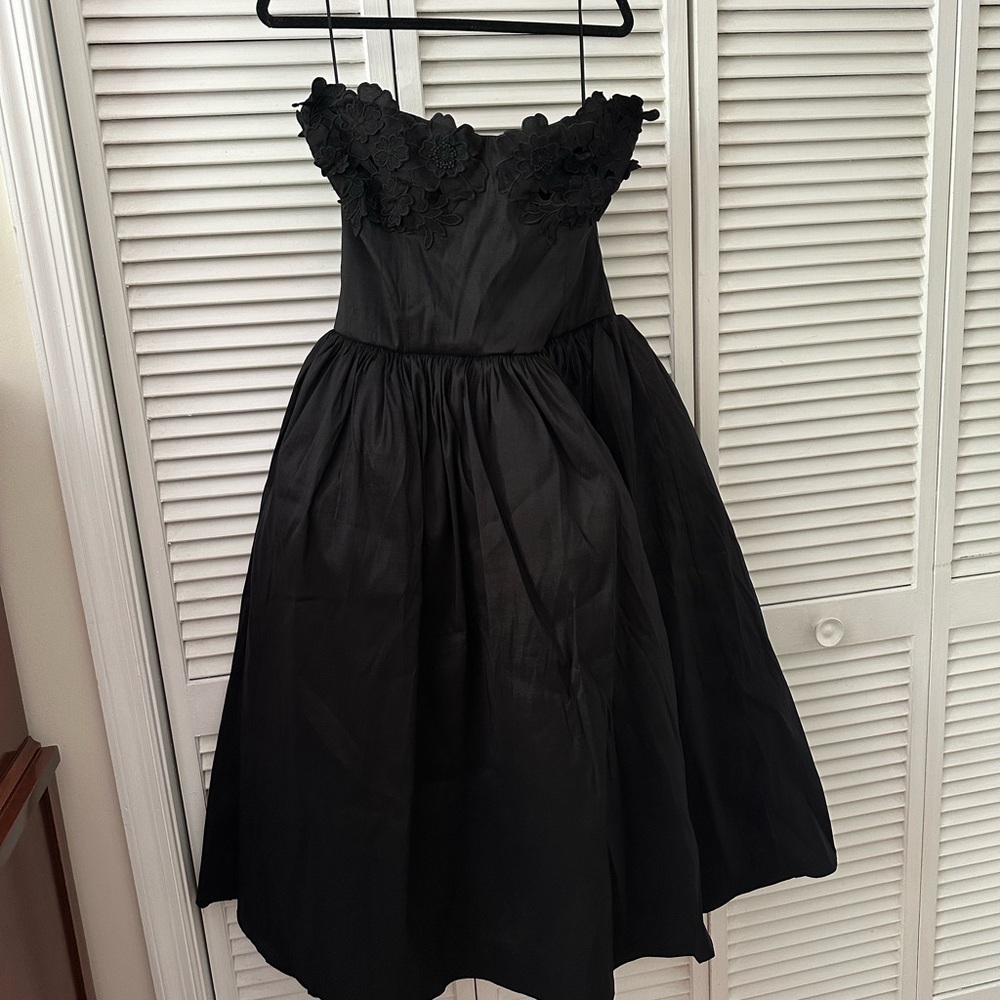 Meshki Black Strapless Maxi Dress - Picture 2 of 10